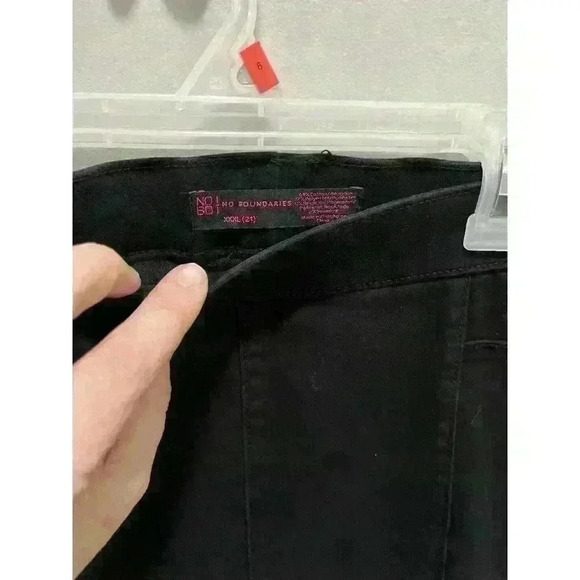 No Boundaries Women's Plus XXXL (21) Mid Rise Black Dress Pants Stretchy - Picture 4 of 7